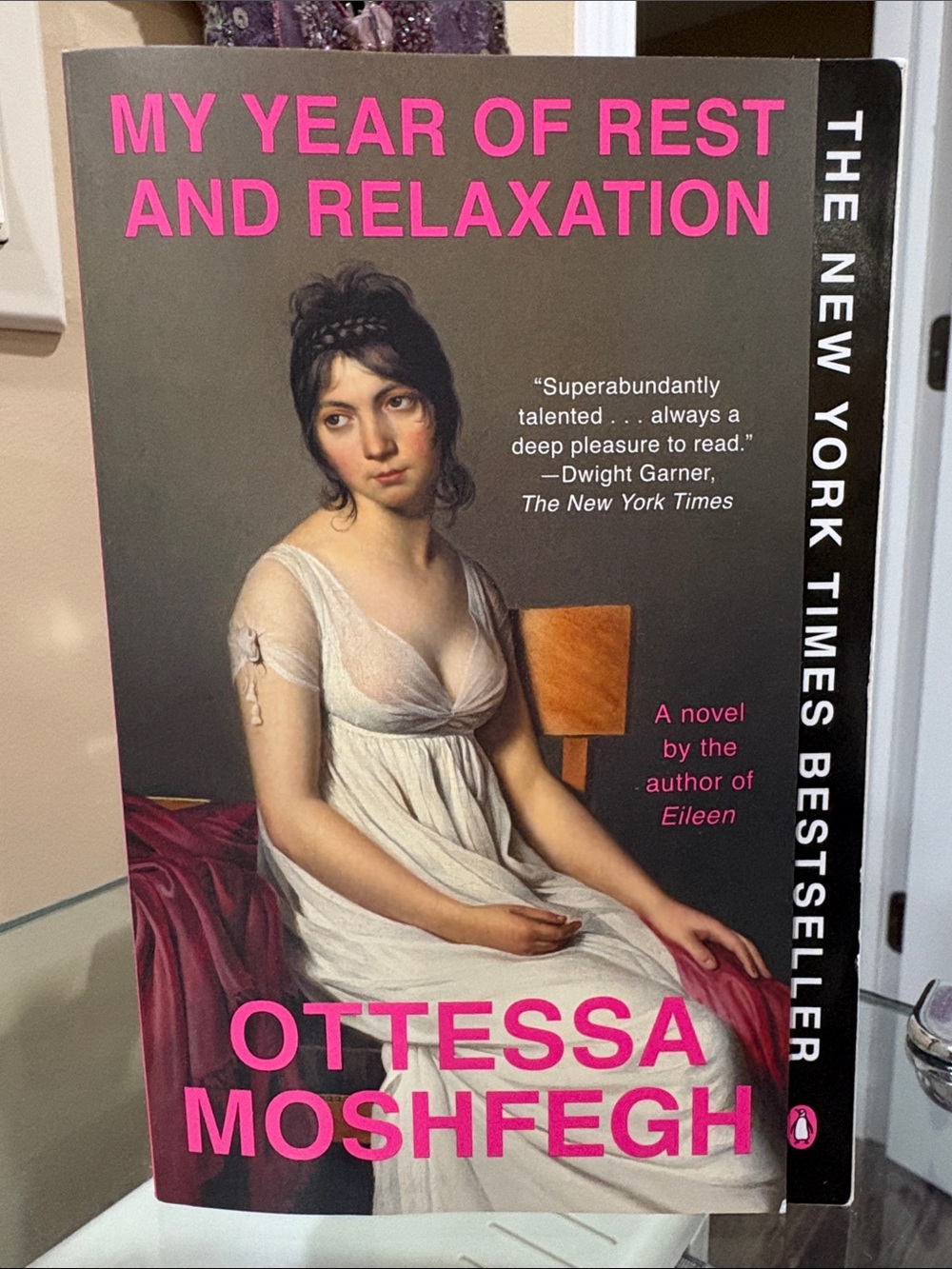 Book/Novel (My Year of Rest and Relaxation by Ottessa Moshfegh)